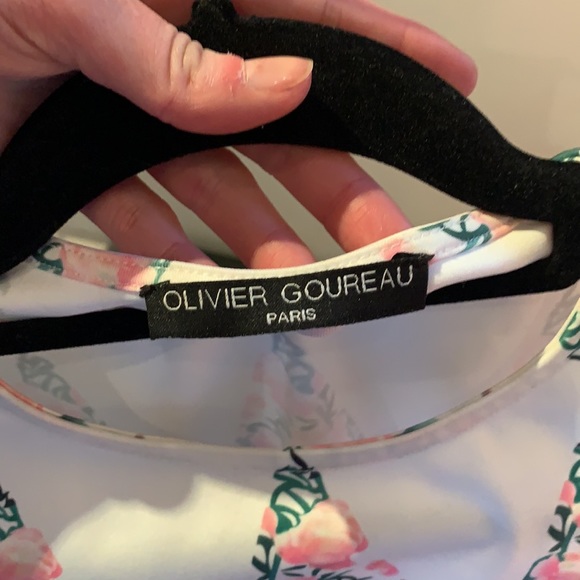 Tight mini dress floral block short and cute - Picture 3 of 3